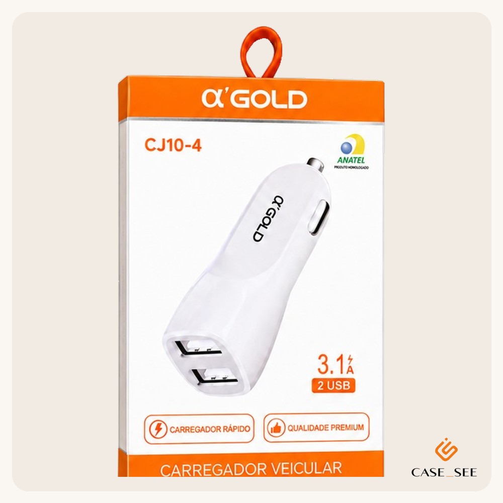 FONTE VEICULAR GOLD 2 USB CJ10-4