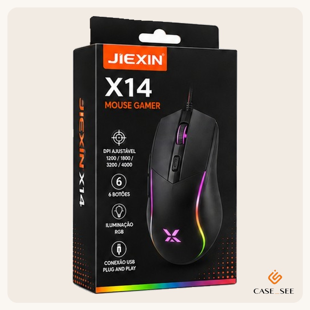 MOUSE GAMER JIEXIN X14
