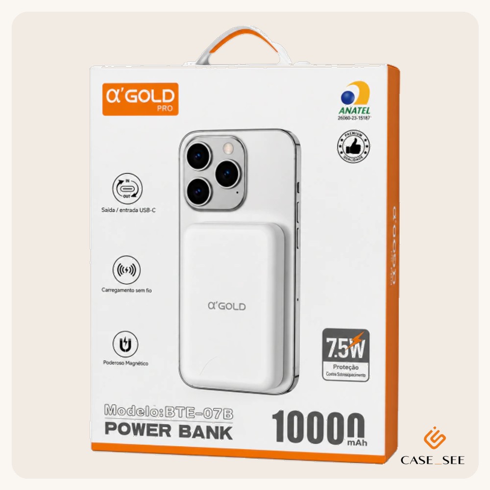 CARREGADOR PORTÁTIL POWER BANK BTE-60B