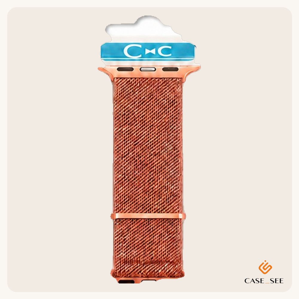 PULSEIRA MILANESE LOOP MAGNÉTICA PARA APPLE WATCH ROSE GOLD